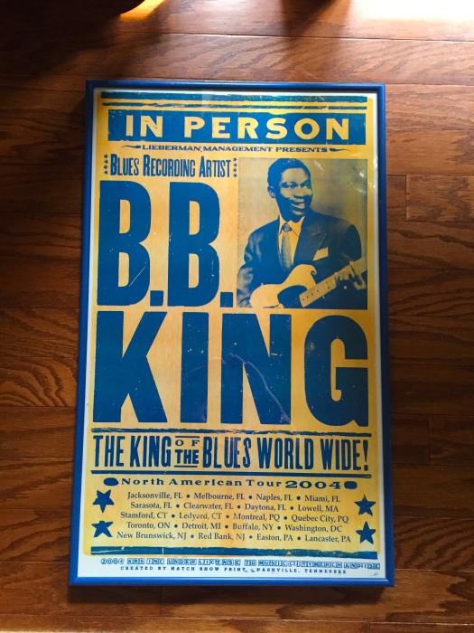 B.B. King 2004 Tour Poster